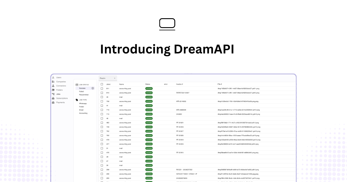 Introducing DreamAPI