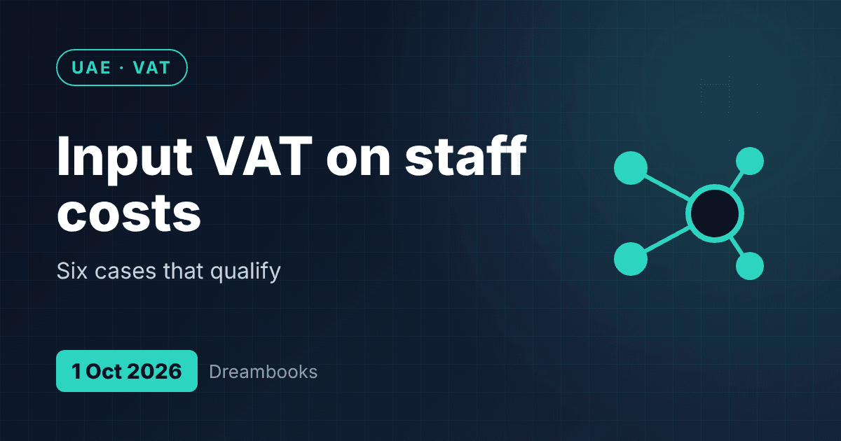 Input VAT on Employee Expenses: The Six Cases Allowed from 1 October 2026