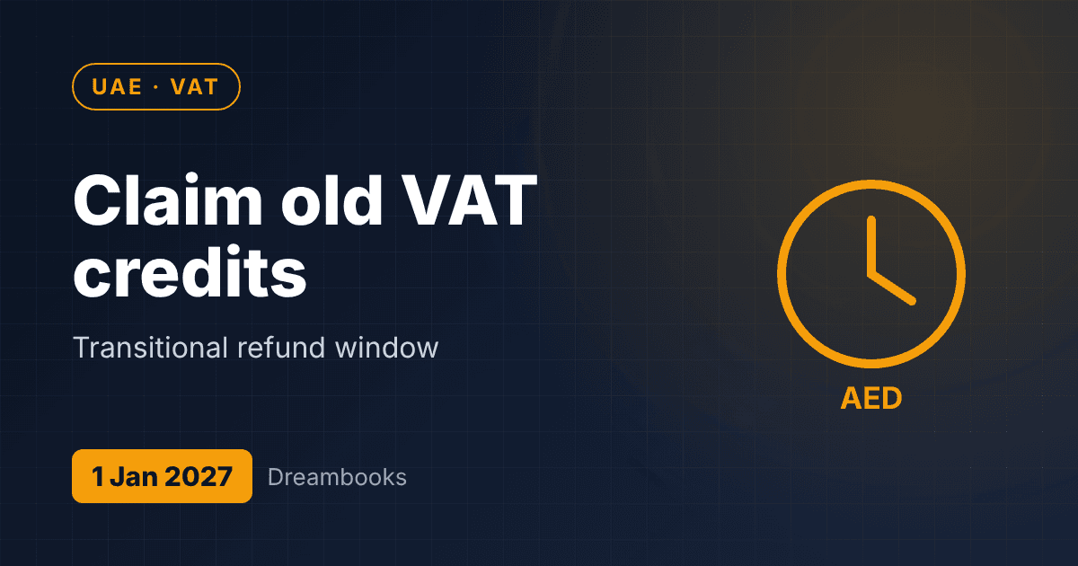 Old VAT Credit Balances: Claim Your Refund Before 1 January 2027