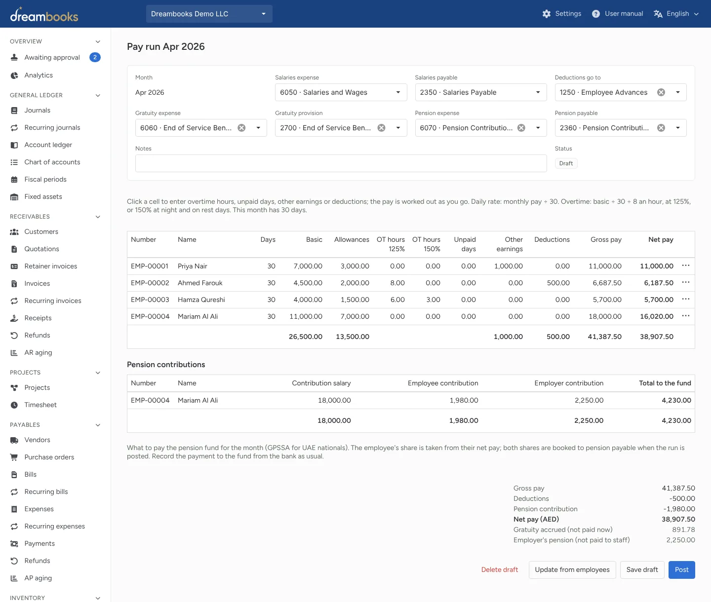 UAE payroll