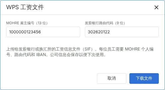 WPS 工资文件