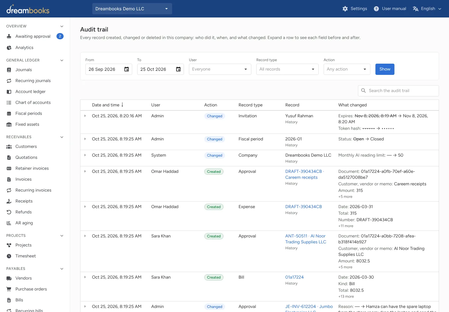 An audit trail nobody can edit