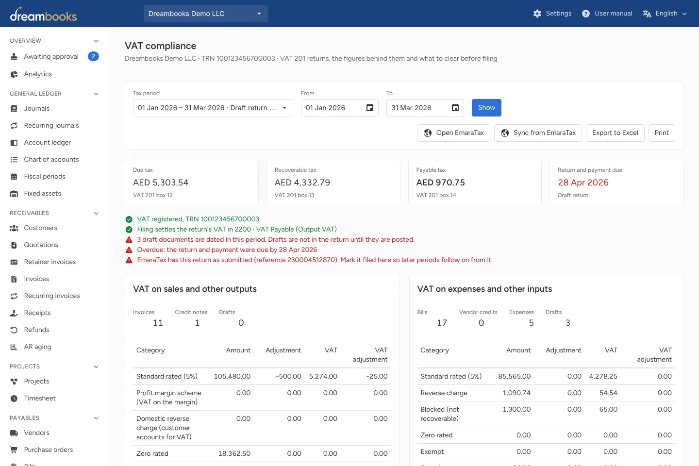 VAT, corporate tax and EmaraTax